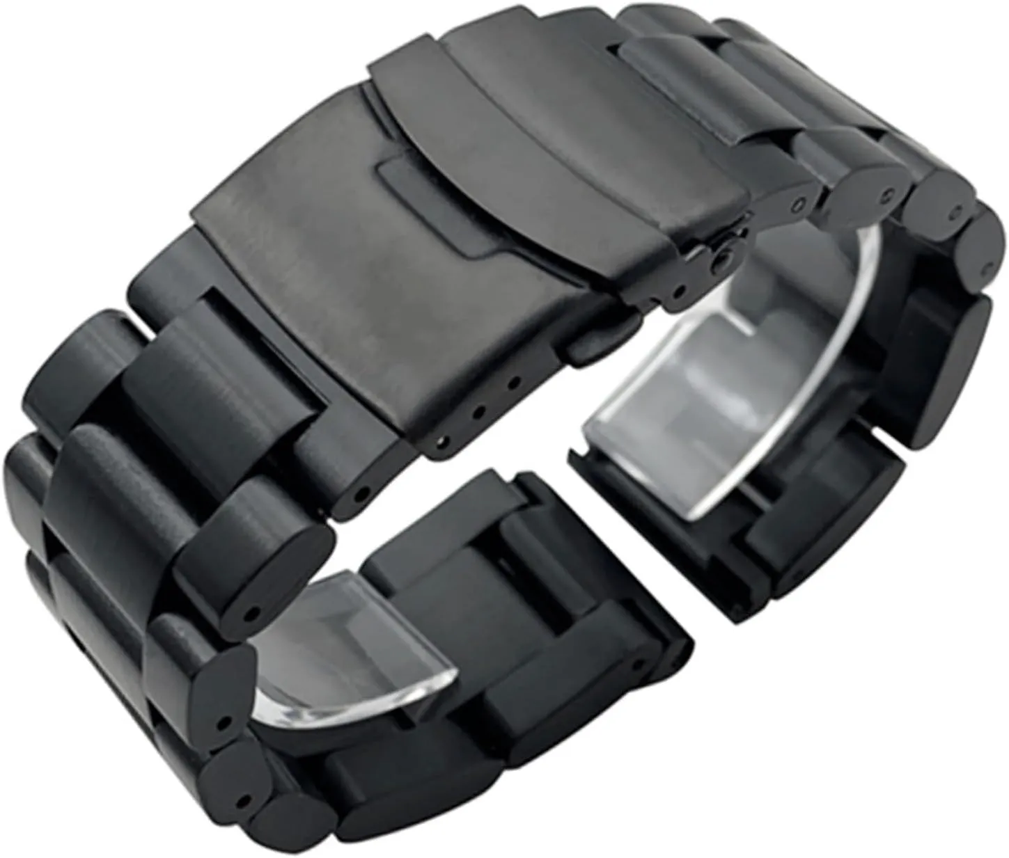 Black Stainless Steel Watchbands Bracelet 22mm 24mm 26mm Compatible With DZ4343 DZ7305 Solid Thickening Metal Watch Band Strap
