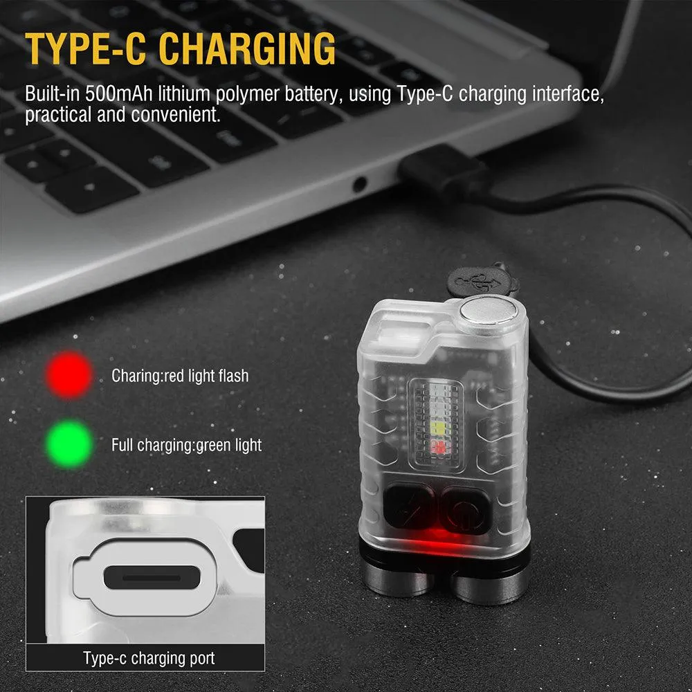 BORUiT V3 LED Portable Mini Flashlight Torch