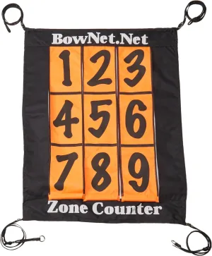 Bownet Zone Counter Target Attachment for Bownet Training Nets
