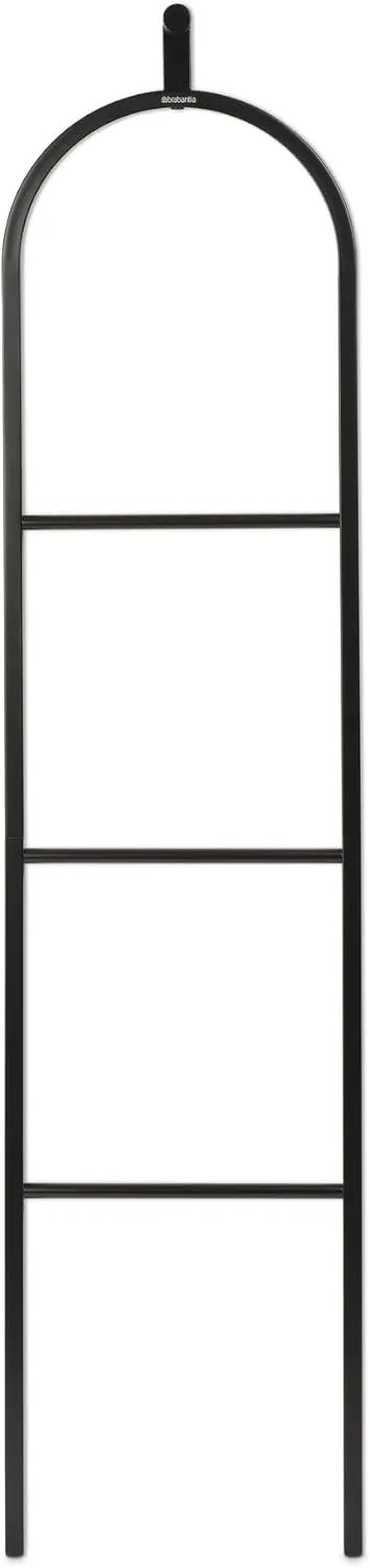Brabantia - Linn Dressboy - Multi Purpose Clothes Stand - Hanging, Airing, or Drying - with Hook for Hanging - Compact Clothes Airer - Rail for Clothing or Towels - Home Accessory - Matt Black