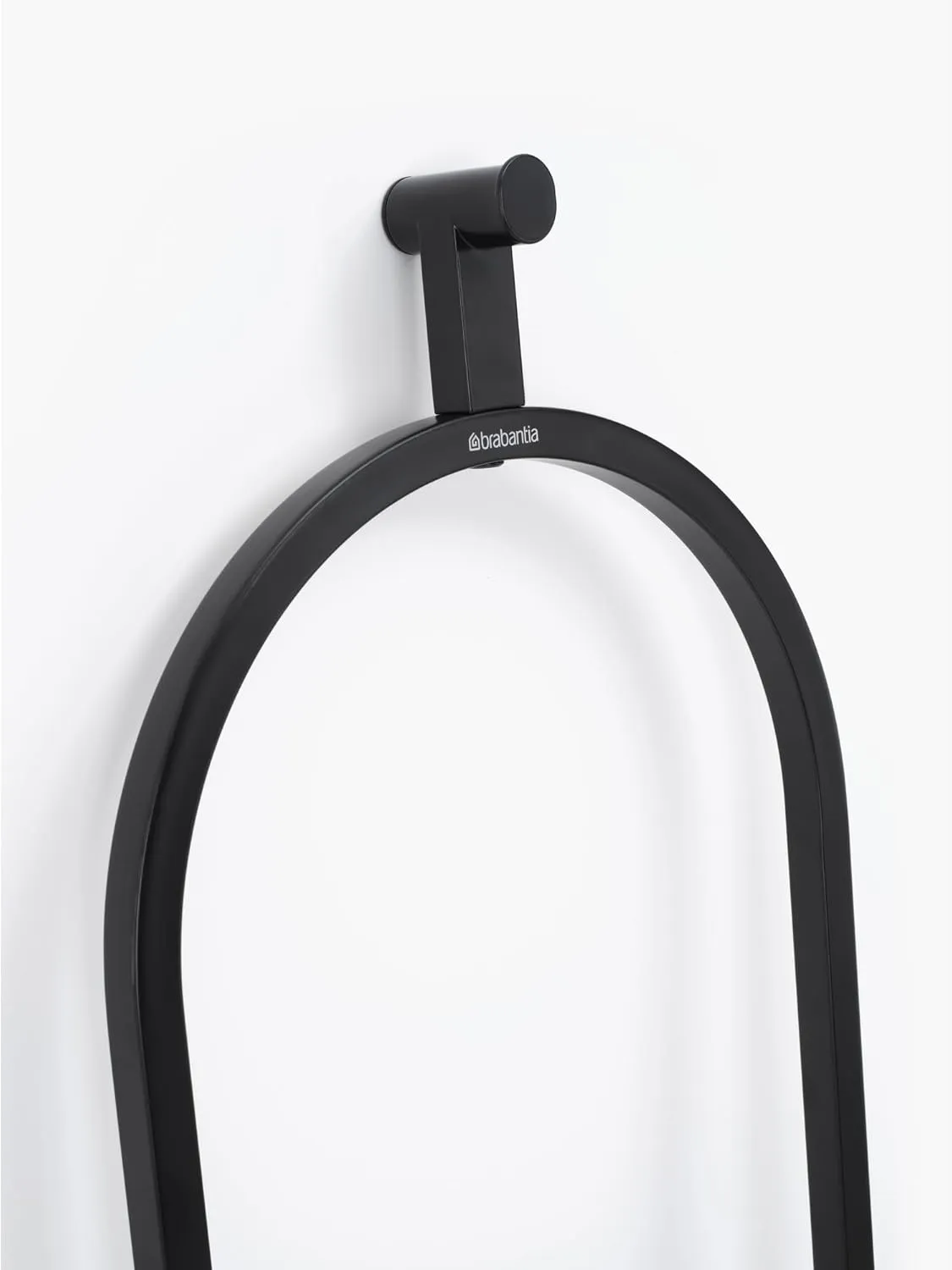 Brabantia - Linn Dressboy - Multi Purpose Clothes Stand - Hanging, Airing, or Drying - with Hook for Hanging - Compact Clothes Airer - Rail for Clothing or Towels - Home Accessory - Matt Black