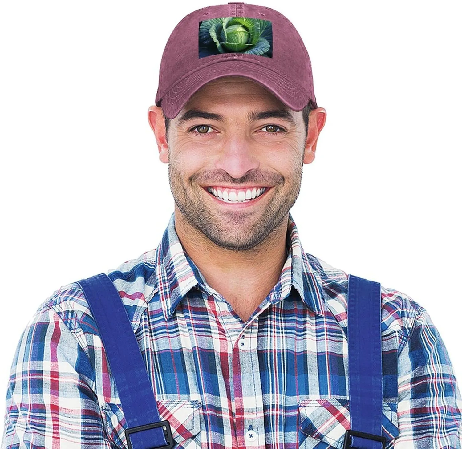 Bright Cabbage Baseball Cap for Women Men Golf Dad Hat Adjustable Classic Baseball Hat Outdoor Sports Caps,