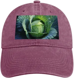 Bright Cabbage Baseball Cap for Women Men Golf Dad Hat Adjustable Classic Baseball Hat Outdoor Sports Caps,