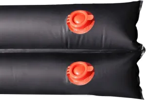 Buffalo Blizzard Black 8-Foot Long Double Chamber Water Bags | 10 Pack | 22-Gauge Heavy-Duty Vinyl Material | Secures Winter Cover to Rectangular Swimming Pools
