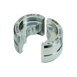 Burndy U28ART Stainless Steel U Die, Index 298, White