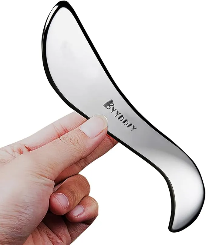BYYDDIY Stainless Steel Gua Sha Muscle Scraper Tool