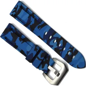 Camouflage Silicone Watch Strap Waterproof Rubber Watchband Bracelet For SmartWatch Accessories Band