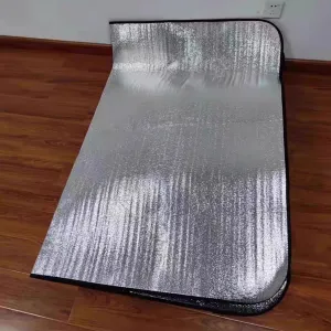 Camping Aluminum Foam Mat Foldable Double-Sided Insulating Thermal Waterproof Sleeping Mat 200 X 150 cm Tent Pad Ultralight Floor Mat of Aluminum Foil