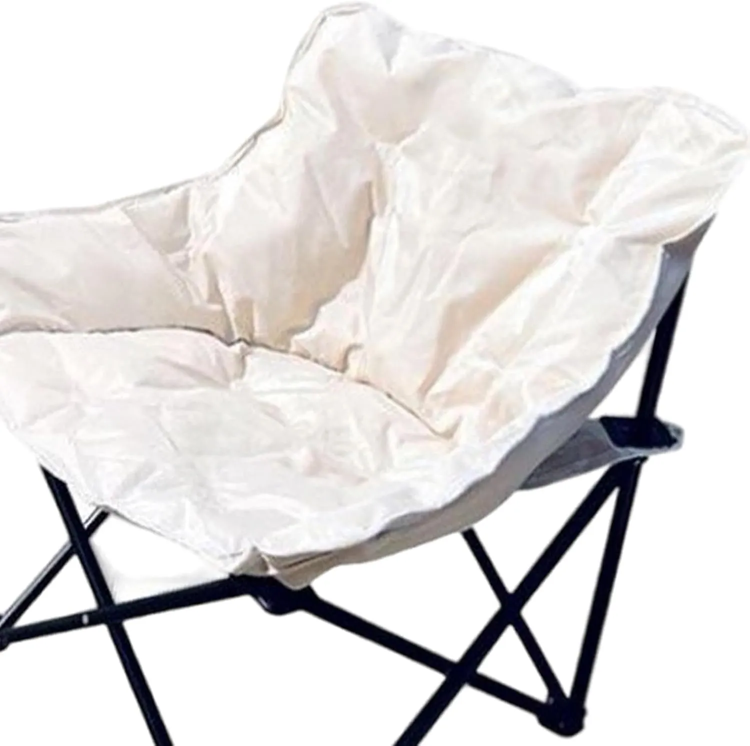 Camping Chair Moon Chair Heavy Duty Sofa Chair Portable Fishing Lounge Chair Foldable Seat for Adults Hiking Outdoor Sports