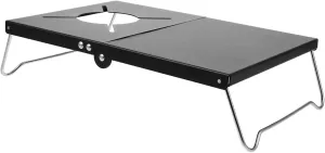 Camping Cooking Table Portable Grill Stand Folding Design Outdoor BBQ Side Table Heat Resistant Tabletop