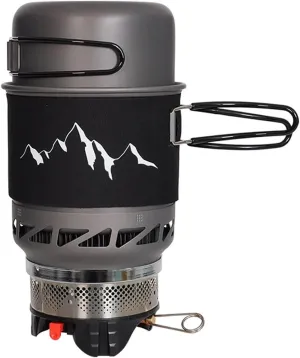 Camping Cookware Outdoor Windproof Stove Camping Pot Set Portable Outdoor Stove