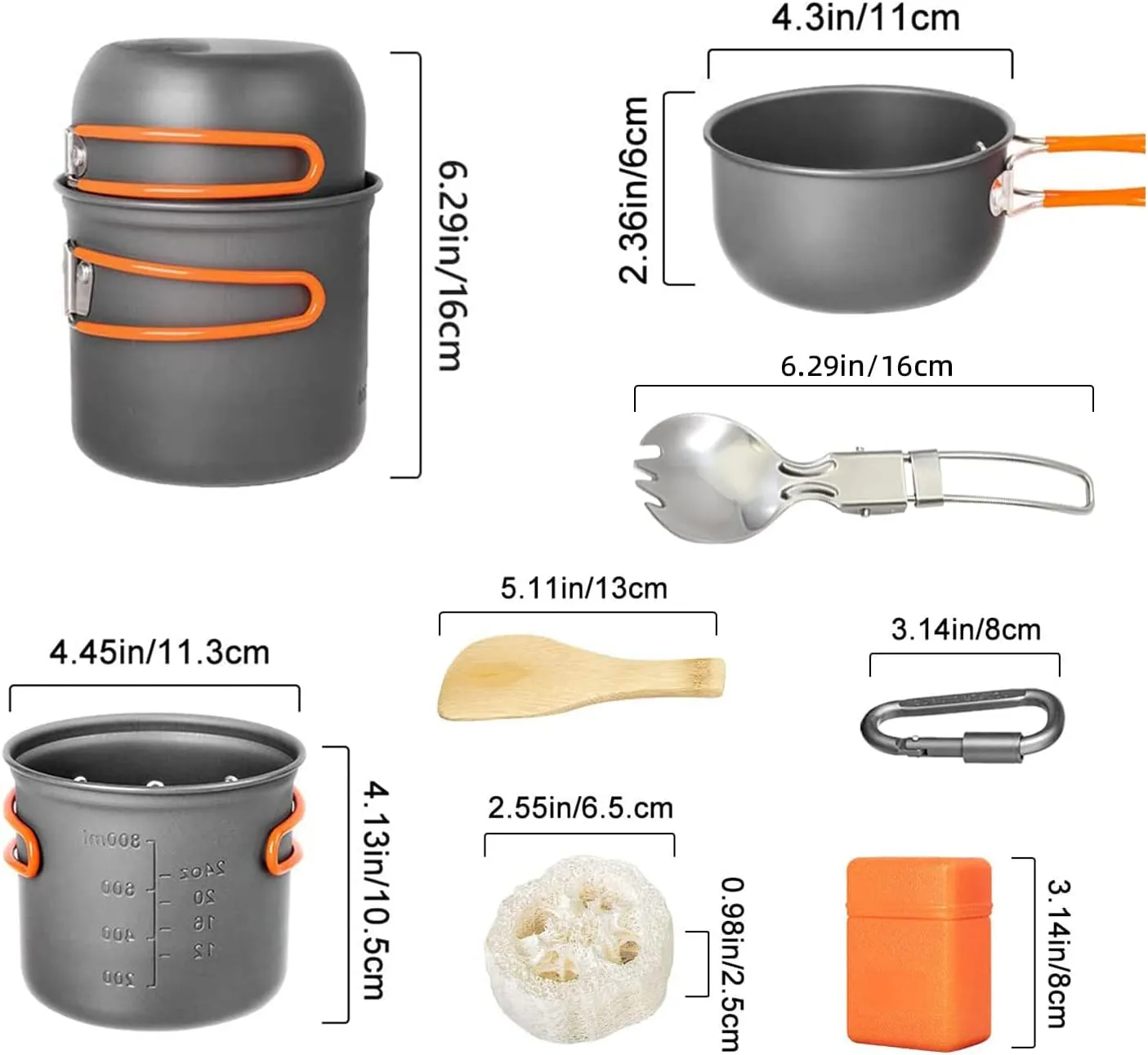 Camping Cookware Set with Stove