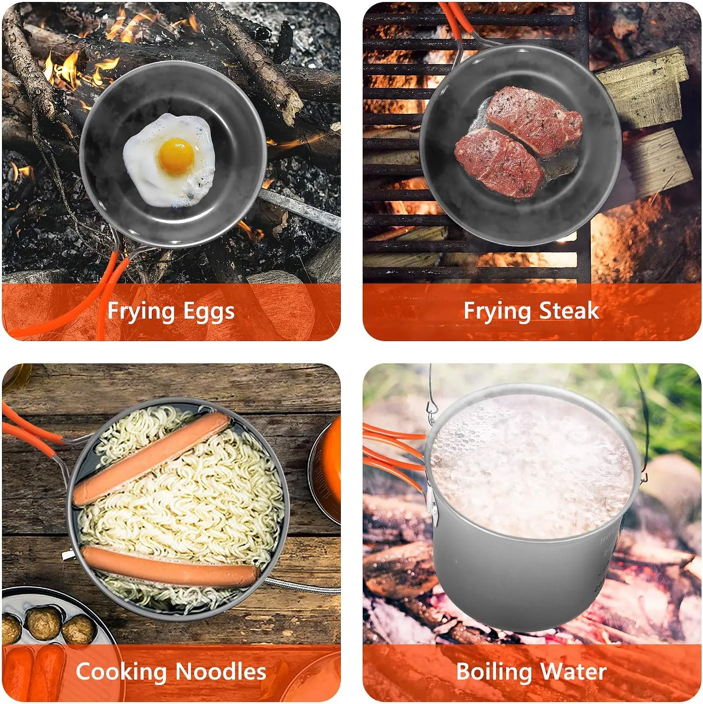 Camping Cookware Set with Stove