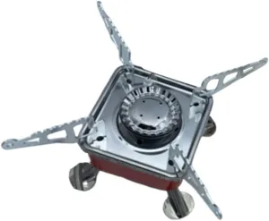 Camping Grill Picnic Cooker Folding Outdoor Stove Gas Cooker Stainless Steel