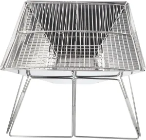 Camping Grill Rack Barbecue Grill Portable Bbq Stove Outdoor Cooking Easy to Set up and Use