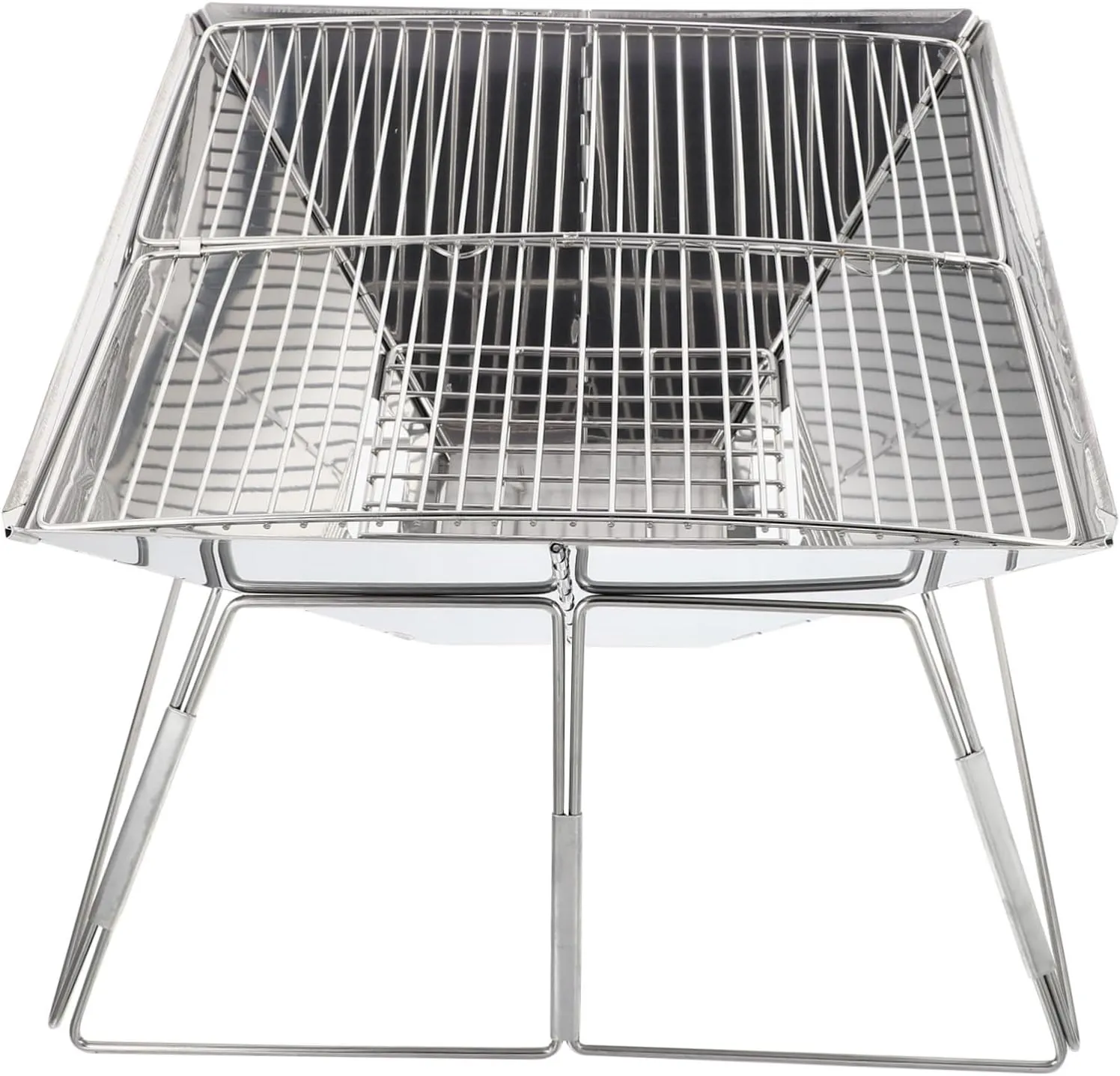 Camping Grill Rack Barbecue Grill Portable Bbq Stove Outdoor Cooking Easy to Set up and Use
