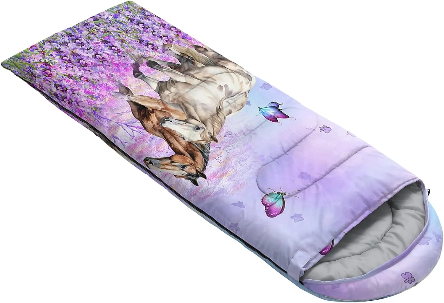 Camping Sleeping Bag for Kids and Adults - Lightweight & Warm 3-4 Season Waterproof Sleeping Bag for Camping, Hiking, and Sleepovers. Perfect for Boys, Girls, and Young Adults