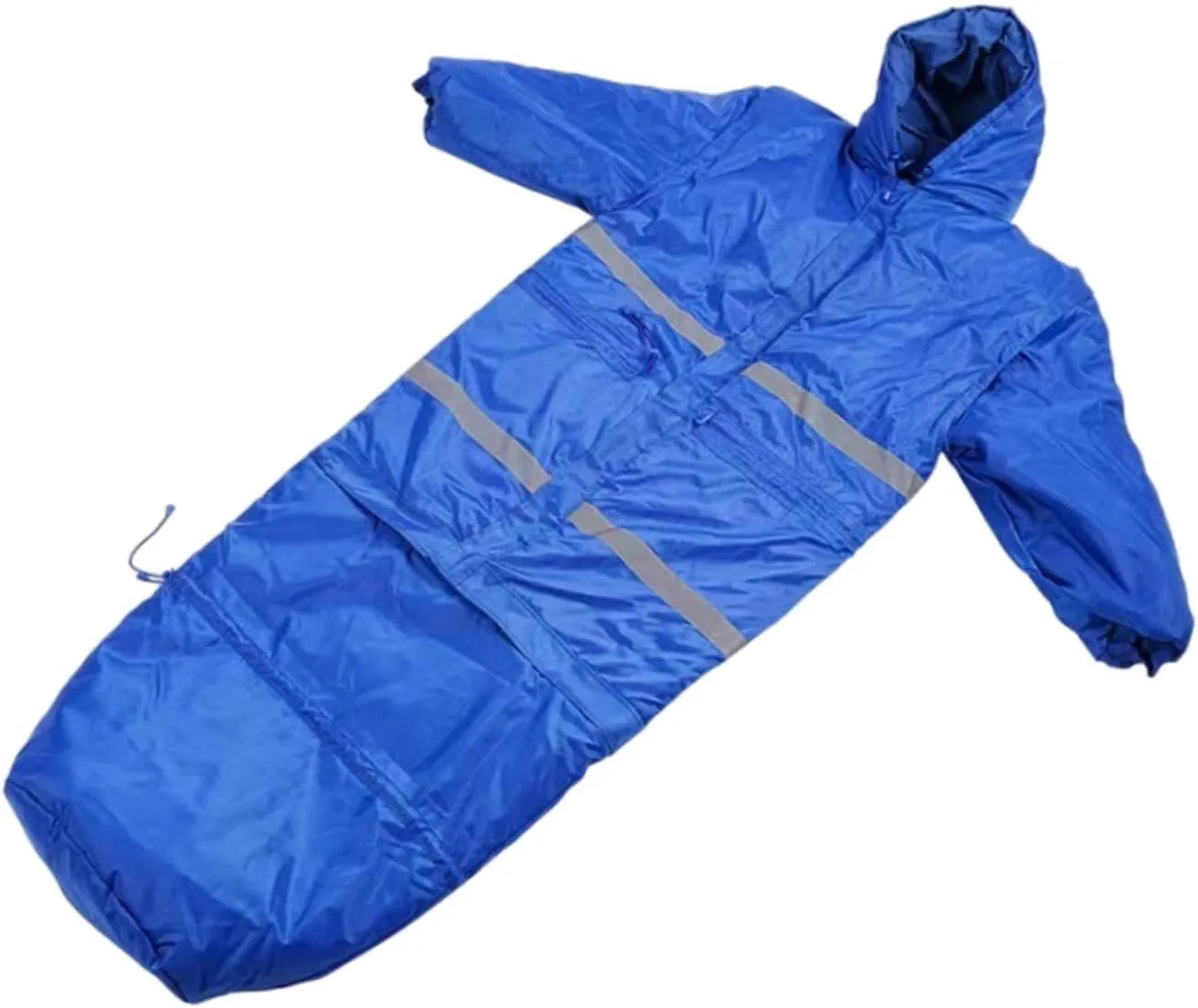 Camping Sleeping Bag Outdoor Sleeping Bag Ultralight Thickened with Sleeves Jacket for Survival Camping Mountaineering Hiking