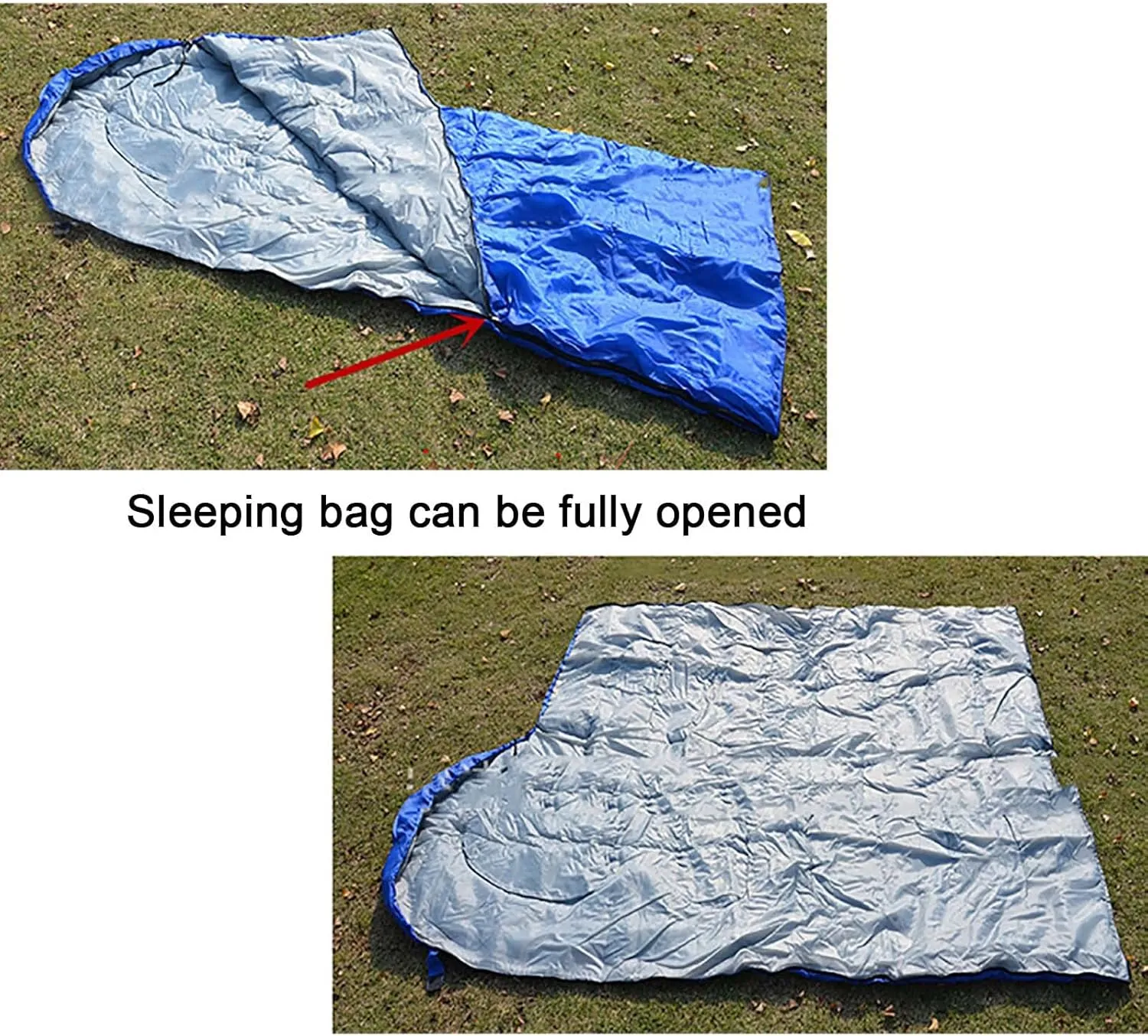 Camping Sleeping Bags Sleeping Bags for Adults,Compact Single Sleepingbag,Ultra Warm & Lightweight,3 Season,with Portable Compression Bag for Camping,Backpacking,Hiking
