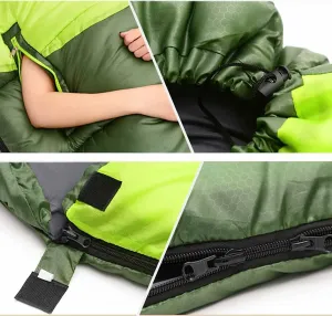 Camping Sleeping Bags Warm Weather Sleeping Rectangular Camping Sleeping Bag 3-Season Comfort Single Backpacking Sleeping Bags for Adults- Camping Gear Equipment Travelin