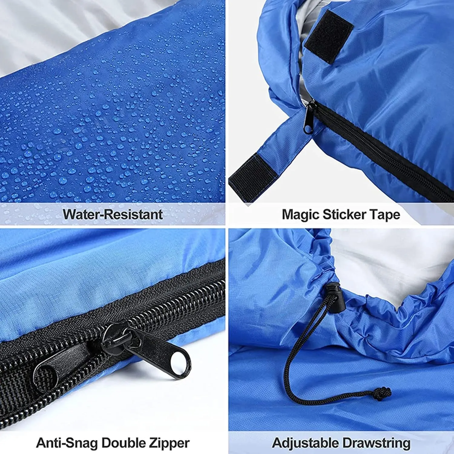 Camping Sleeping Bag,Sleeping Bag Ultralight Camping Waterproof Sleeping Bags Thickened Winter Warm Sleeping Bag Adult Outdoor Camping Sleeping Bags ( Color : Camouflage , Size : 180*30*75cm )