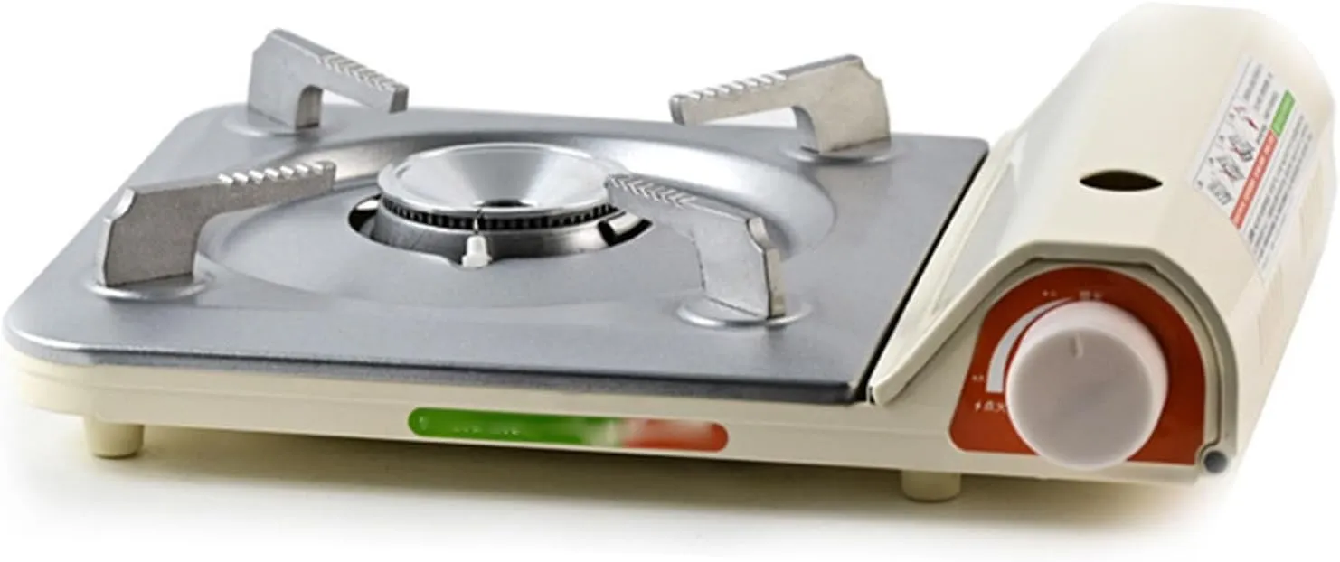 Camping Stove Gas Burner Easy Use Portable Cooker Gas Stove,Butane Gas Stove, Outdoor Camping Cooking