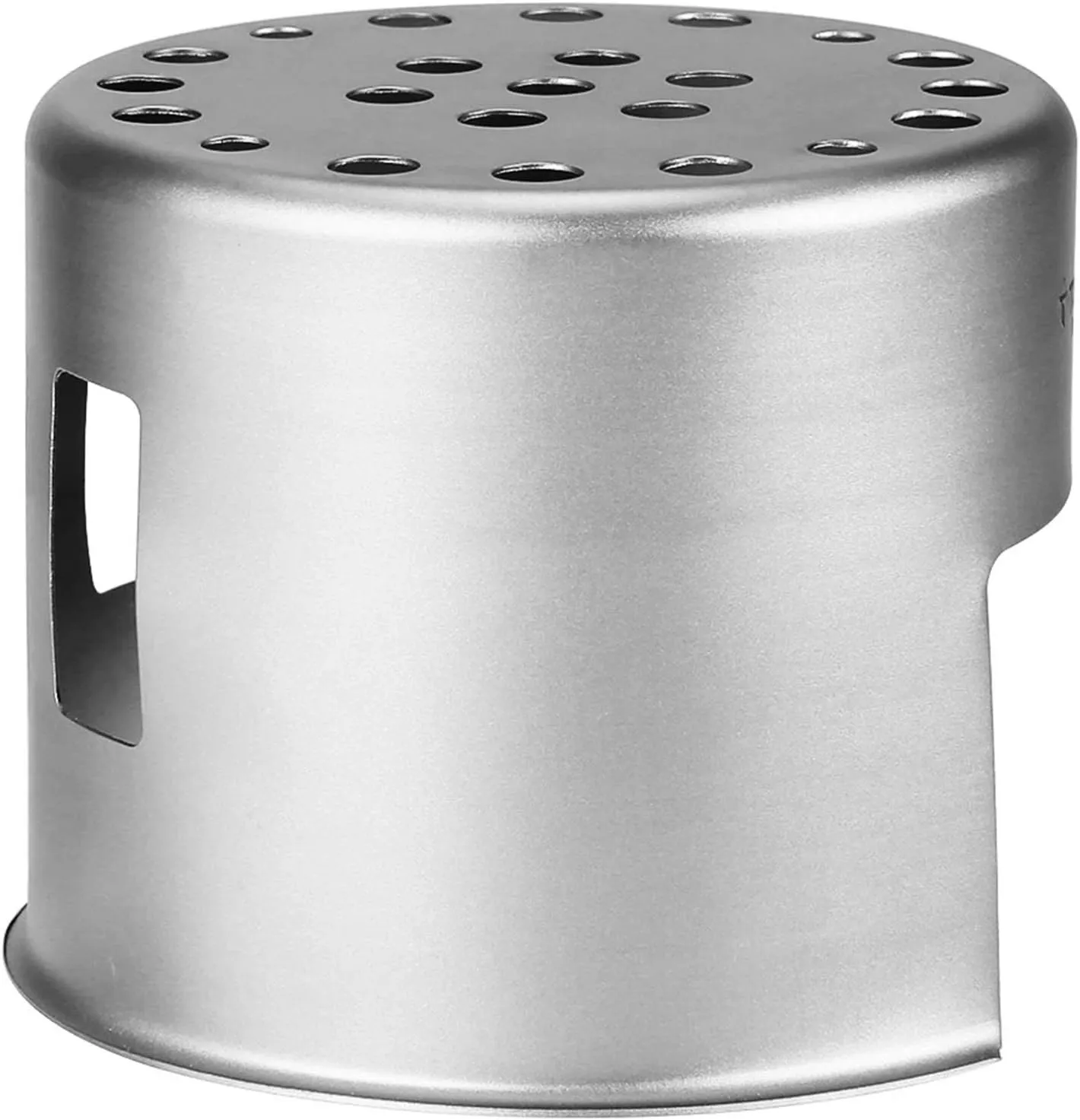 Camping Stove Wood Camping Stove Ultra-Lightweight Titanium Backpacking Stove Camp Stoves (Color : Silver Size : 80 * 91mm) (Silver 80 * 91mm)