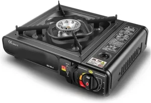 Camping-stoves Camping Stove, Portable Outdoor Emergency Butane Stove, Fondue Gas Stove Gas Stove, Suitable for Camping, Picnic, Hiking, Barbecue