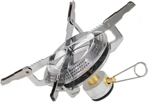 Camping Stoves for Cooking Portable Gas Burner Stainless Steel Folding Metal Outdoor Stove