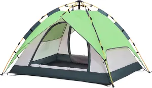 Camping Tent for 3/4 Person, Lightweight Waterproof Backpacking Tent with Removable Rain Fly for 4 Seasons, Portable Dome Cabin Tent Suitable for Family, Hiking, Travel