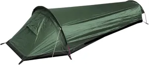 Camping tent Ultralight Backpacking Camping Tent Compact Single Person Outdoor Tent Sleeping Bag Larger Space Waterproof Sleeping Bag Cover, Army green