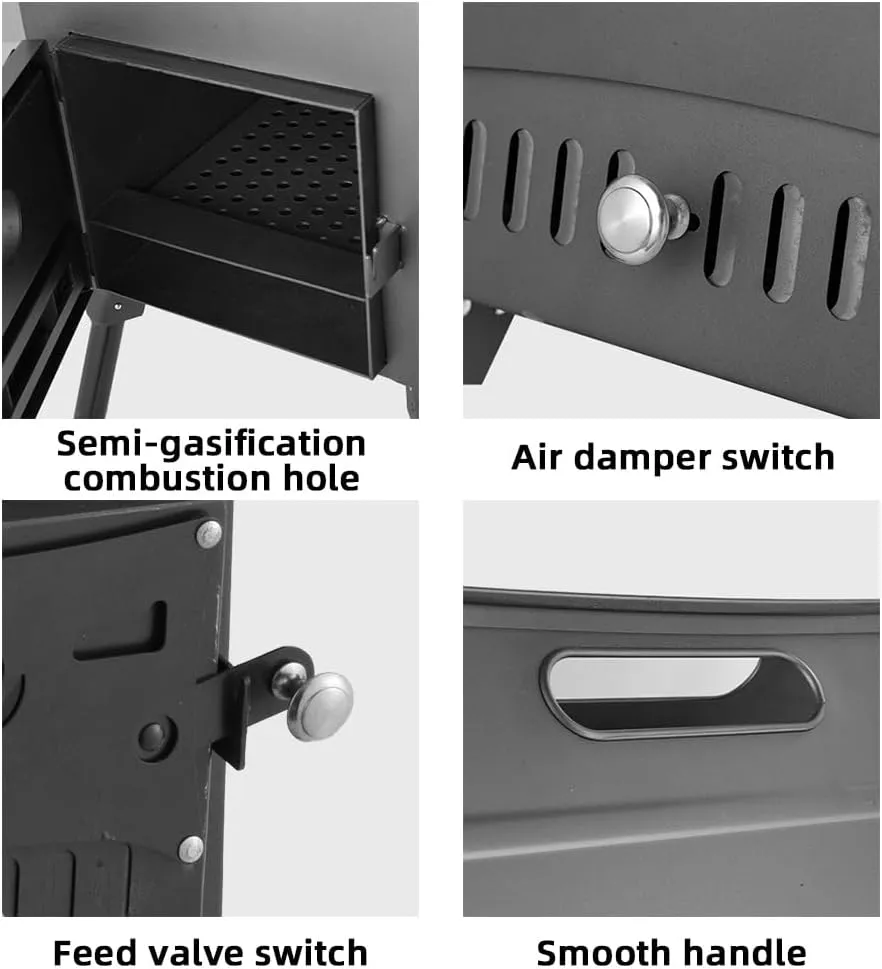 Camping Wood Stove Foldable Burning for Hiking
