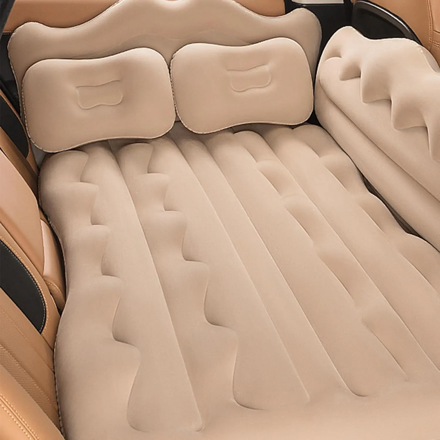 Car Air Mattress for Mitsubishi Pajero Sport 2019 2020 2021 2022 2023 Thickened Durable Car Camping Air Mattress Bed with Air Pump Inflatable Sleeping Mat,B