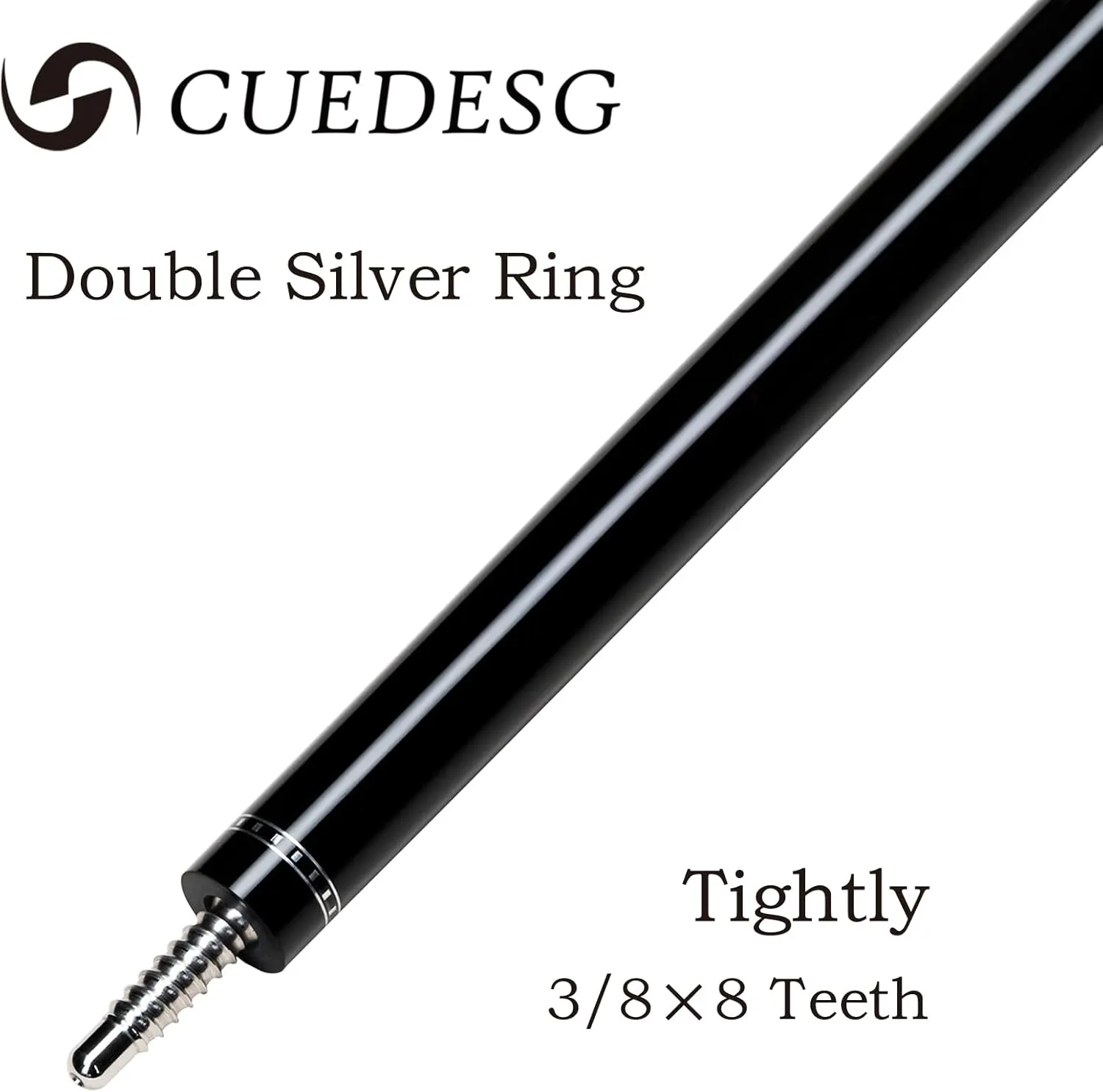 Carbon Fiber Pool Cue Stick 10.5mm/11.8mm/12.5mm,Low Deflection Pool Stick with Rare Wood Butt,Professional Cue Stick with Box Case