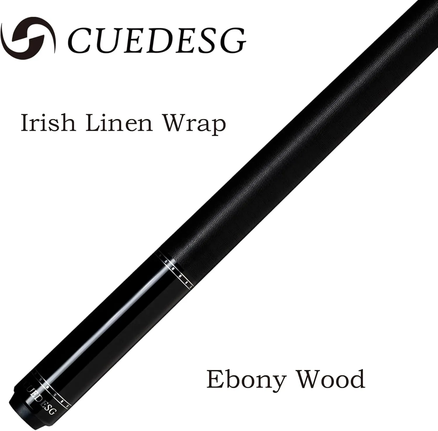 Carbon Fiber Pool Cue Stick 10.5mm/11.8mm/12.5mm,Low Deflection Pool Stick with Rare Wood Butt,Professional Cue Stick with Box Case