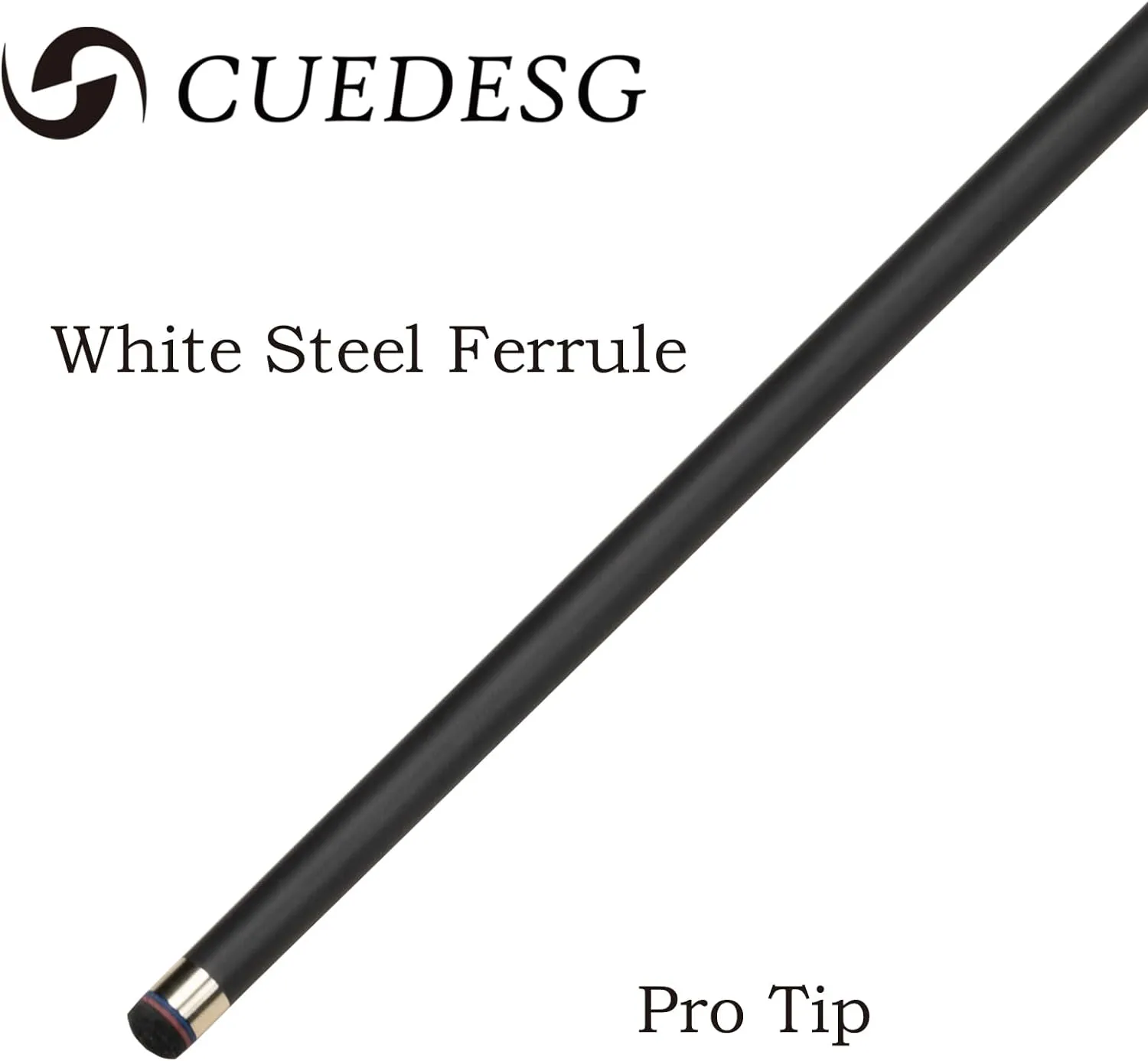 Carbon Fiber Pool Cue Stick 10.5mm/11.8mm/12.5mm,Low Deflection Pool Stick with Rare Wood Butt,Professional Cue Stick with Box Case