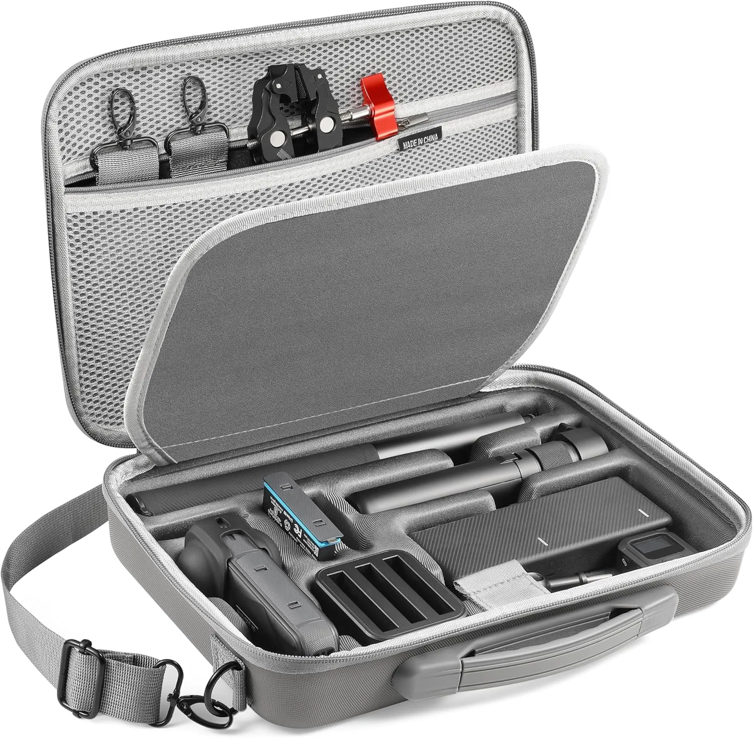 Carrying Case for Insta360 X5 X4, Dual Layer Storage Protective Travel Bag for Insta 360 X5 X4 Accessories Bullet Time Handle/Selfie Stick