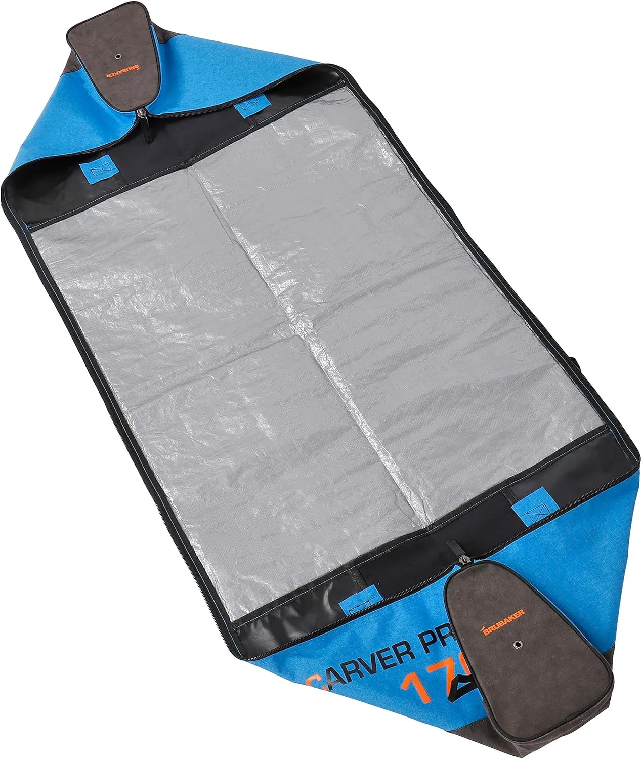 Carver Performance Ski Bag for 1 Pair of Skis and Poles - Blue Black