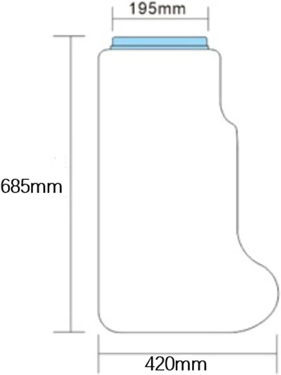 Cast Covers for Shower Leg,Leg Cast Cover for Showering,Cast Cover,Wound Cover Protector Waterproof Reusable Shower Leg Cast Sleeve Bag for Half Leg (Adult N-2104)