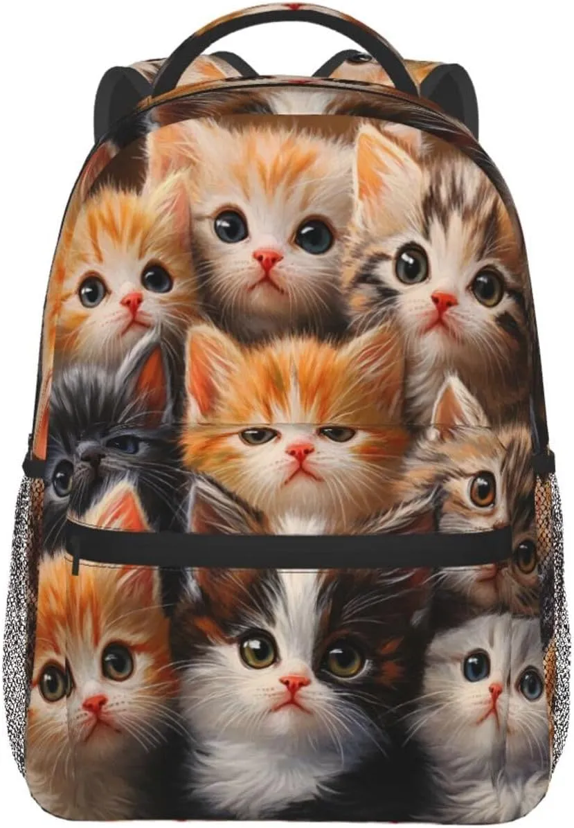 Cat Casual Backpack For Trekking Unisex Gift