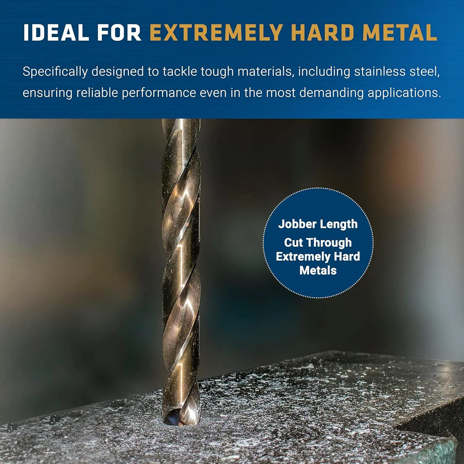 Century Drill & Tool, 26929, 29 PC Set,Jobber Drill Bit, Cobalt Steel, High Speed Drill Bit Pack