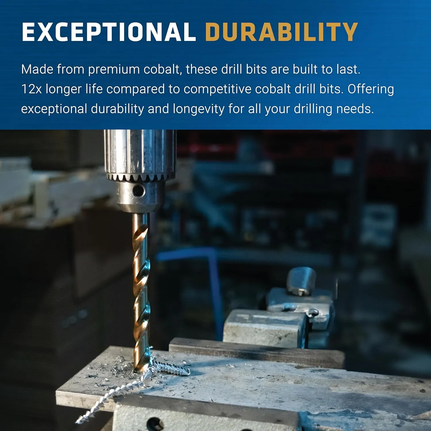 Century Drill & Tool, 26929, 29 PC Set,Jobber Drill Bit, Cobalt Steel, High Speed Drill Bit Pack