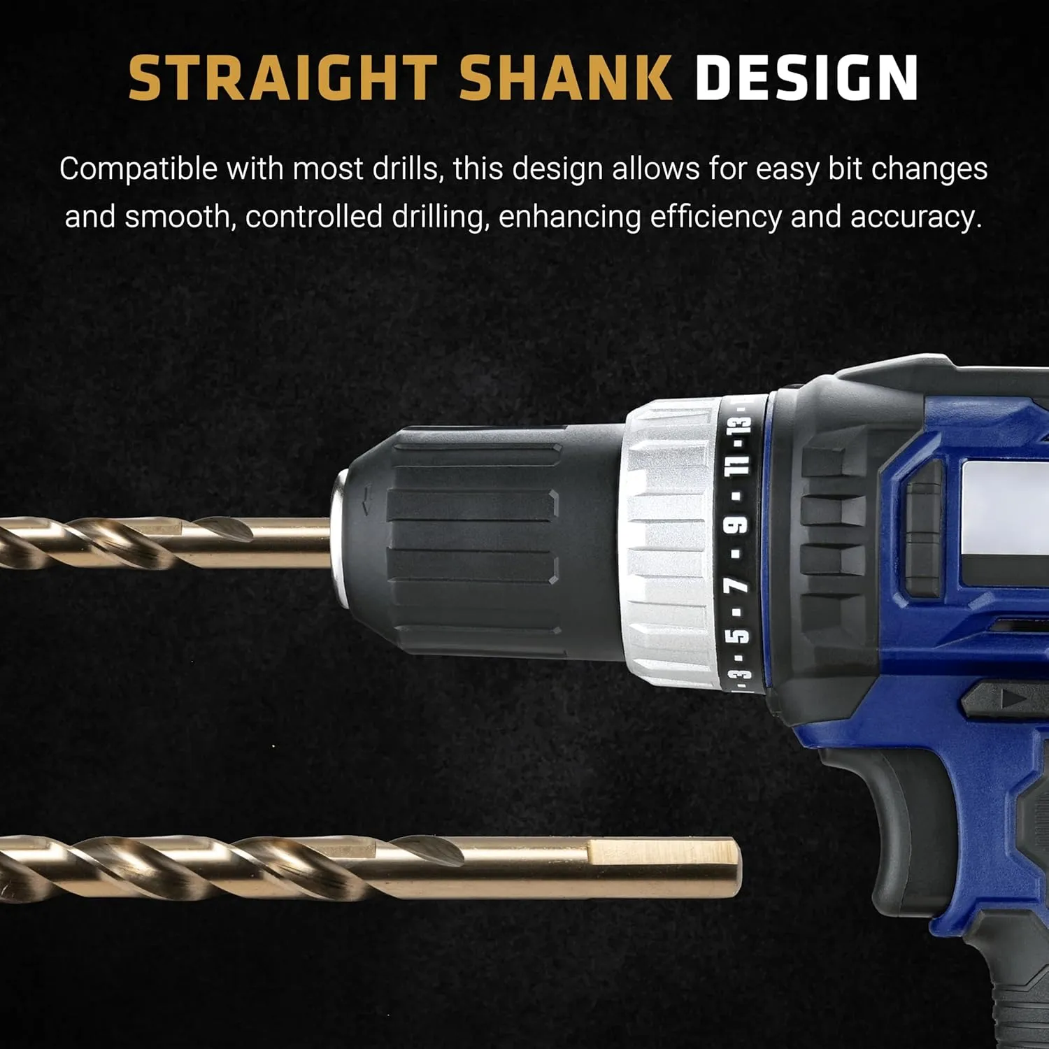 Century Drill & Tool, 26929, 29 PC Set,Jobber Drill Bit, Cobalt Steel, High Speed Drill Bit Pack