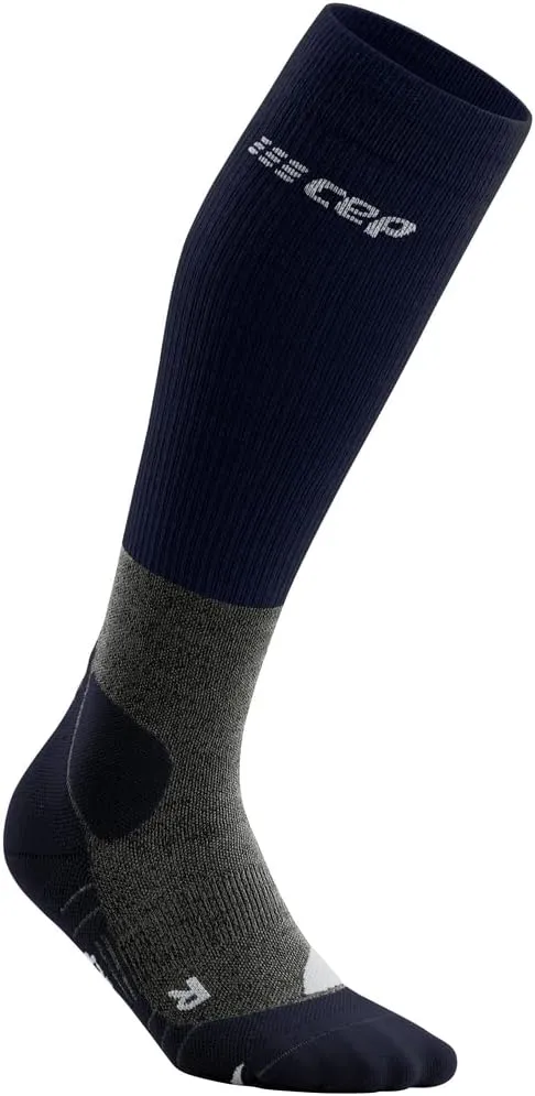CEP Women's Tall Light Merino Wool Hiking Socks - Lightweight Knee High Outdoor Compression Socks