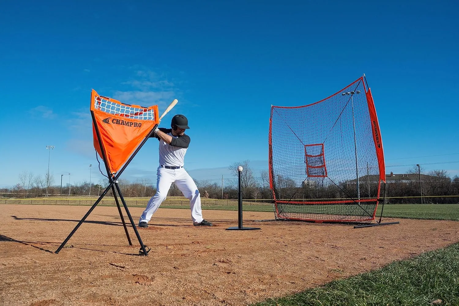 CHAMPROMVP Portable Training Net with TZ3 Training Zone