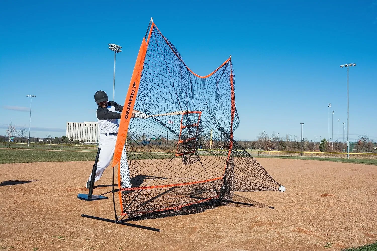 CHAMPROMVP Portable Training Net with TZ3 Training Zone