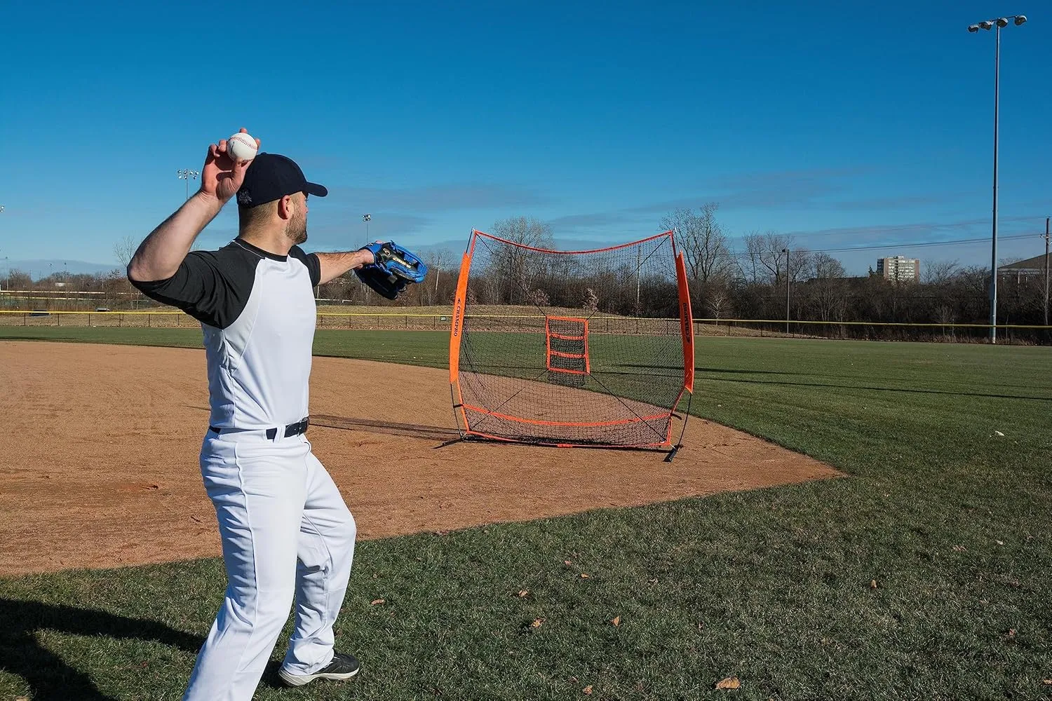 CHAMPROMVP Portable Training Net with TZ3 Training Zone