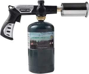 Chef Jon Official Tiktok Perfect Sear Multi-Purpose Propane Fire Starter/Searing Tool - Stainless Steel, Ideal for Sous Vide, Reverse Sear, Crme Brlee, Charcoal