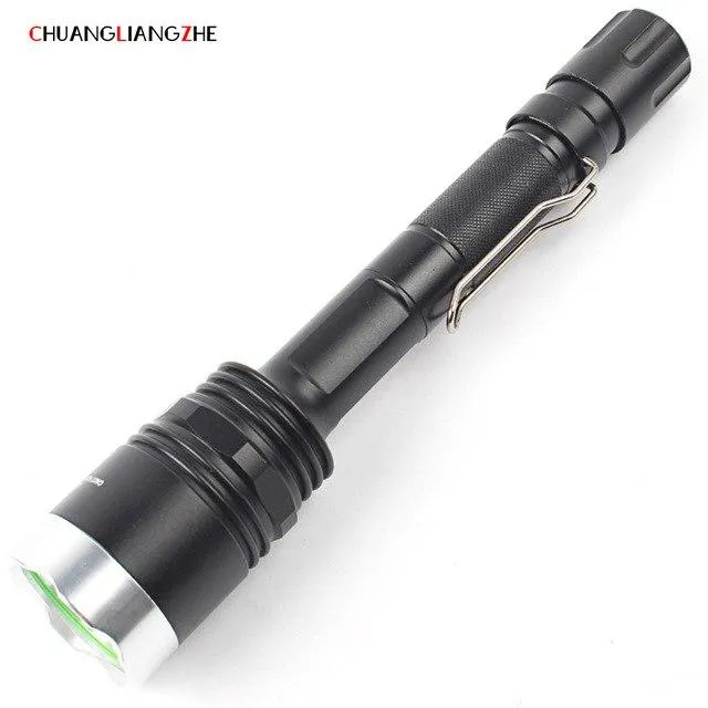 CHENGLIANGZHE LED Flashlight 18650 Battery  Waterproof Rechargable Flashlights Torches portable work light outdoor lighting