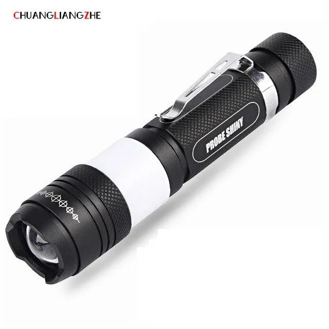 CHENGLIANGZHE Led led flashlight USB Rechargeable Flashlight Rotating Zoom Led Outdoor Waterproof led flashlight 18650 battery
